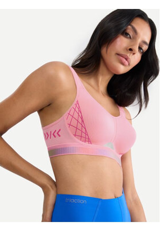Triumph Biustonosz sportowy Triaction Cardio Flow 10205923 Różowy. Kolor: różowy. Materiał: syntetyk