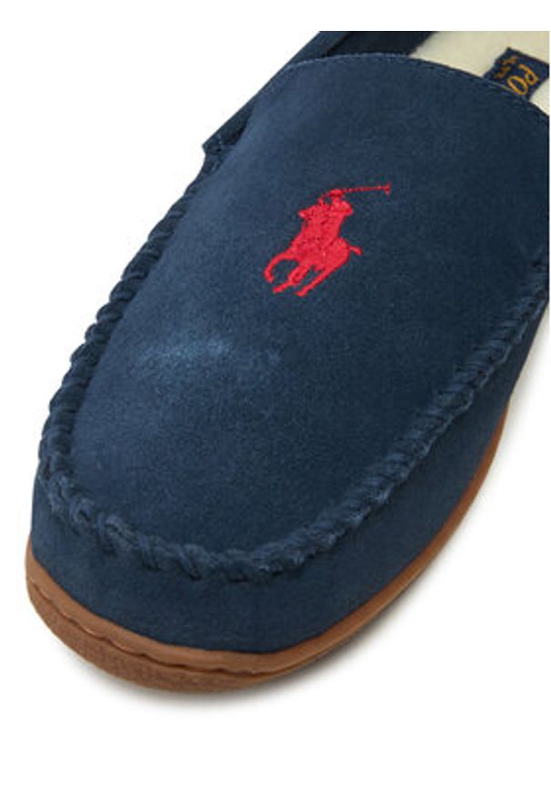 Polo Ralph Lauren Mokasyny Brenan 843955400001 Granatowy. Kolor: niebieski. Materiał: zamsz, skóra