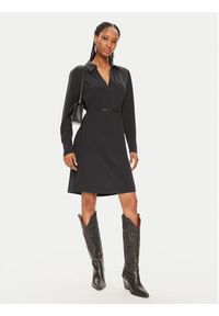 Calvin Klein Sukienka koszulowa K20K207152 Czarny Regular Fit. Kolor: czarny. Materiał: syntetyk. Typ sukienki: koszulowe #3