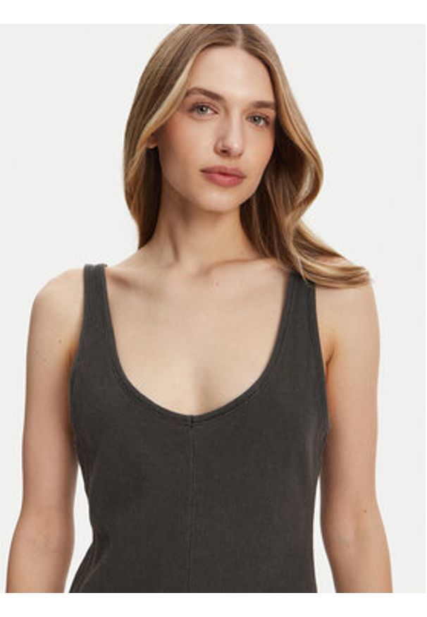 Billabong Kombinezon EBJX603002 Szary Slim Fit. Kolor: szary. Materiał: bawełna