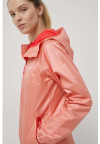columbia - Columbia kurtka przeciwdeszczowa Ulica Jacket damska kolor pomarańczowy przejściowa. Kolor: pomarańczowy. Styl: street #1