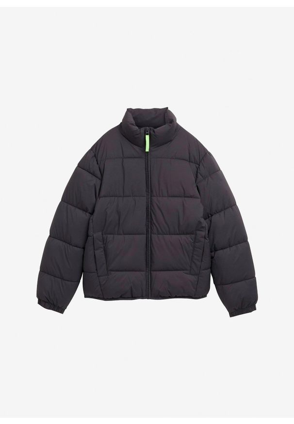 bonprix - Kurtka puchowa Tom Tailor. Kolor: czarny. Materiał: puch