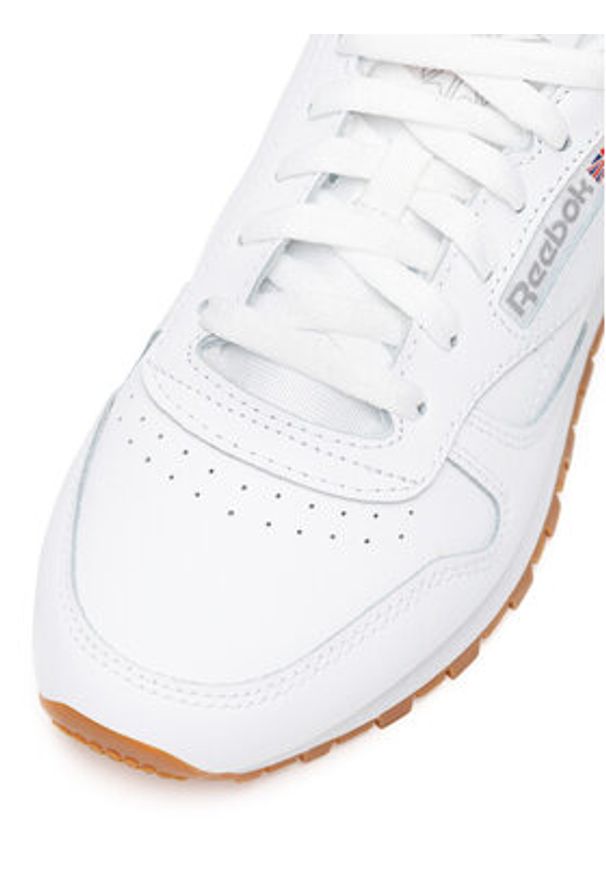 Reebok Sneakersy CLASSIC LEATHER 100008495 Biały. Kolor: biały. Materiał: skóra. Model: Reebok Classic