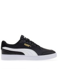 Buty Puma Shuffle 30966804 - czarne. Kolor: czarny. Materiał: guma, skóra, syntetyk, zamsz. Szerokość cholewki: normalna #1