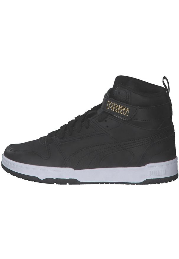 Buty do chodzenia damskie Puma Rbd Game JR. Wysokość cholewki: za kostkę. Zapięcie: sznurówki. Kolor: niebieski, żółty, wielokolorowy. Materiał: syntetyk, materiał. Szerokość cholewki: normalna. Sport: turystyka piesza