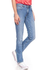 Wrangler - WRANGLER STRAIGHT ALL STAR BLUE W28TRI25U. Wzór: aplikacja. Styl: klasyczny #4