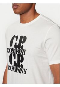 C.P. Company T-Shirt 16CMTS137A005100W Biały Regular Fit. Kolor: biały. Materiał: bawełna