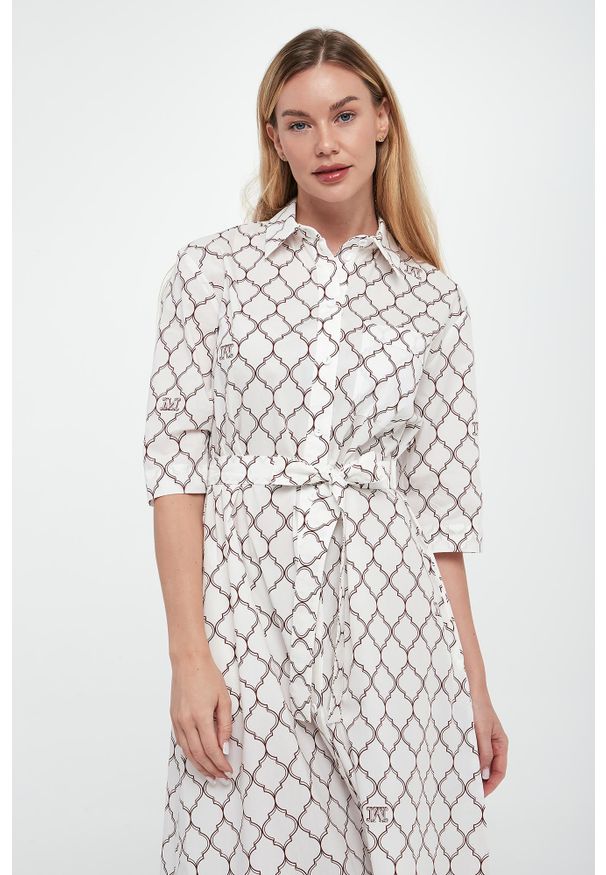Max Mara Beachwear - Sukienka midi Daniel MAX MARA BEACHWEAR. Długość: midi