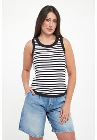 JOOP! Jeans - Top damski prążkowany Tiani JOOP! JEANS. Materiał: prążkowany #1