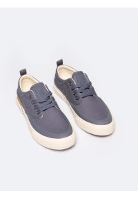 Big-Star - Trampki męskie niskie granatowe RR174063 403. Okazja: na co dzień. Kolor: niebieski. Materiał: tkanina. Szerokość cholewki: normalna. Styl: casual #5