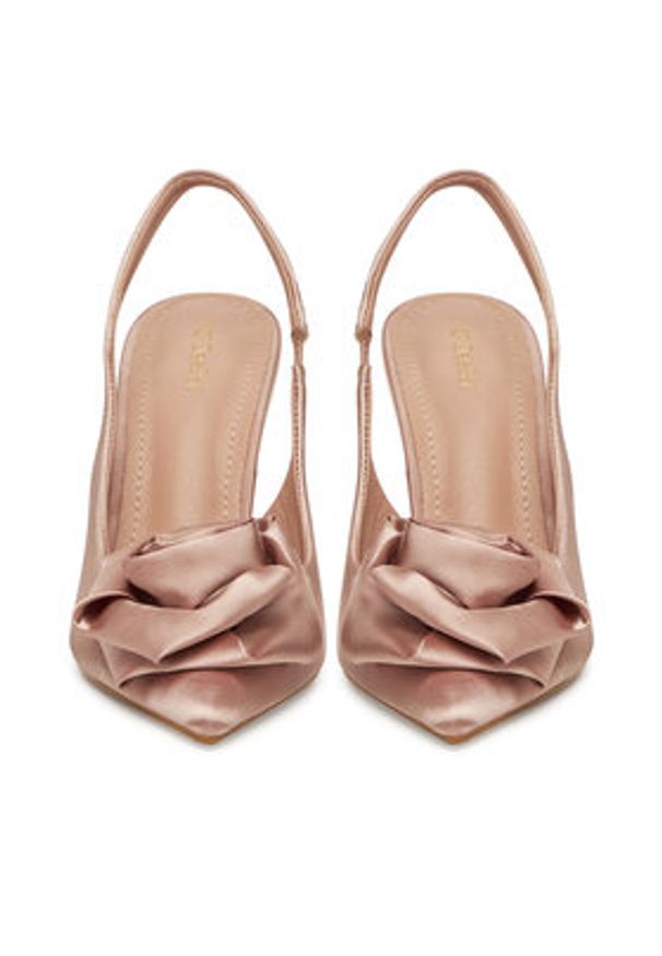 DeeZee Szpilki R705-3 Różowy. Kolor: różowy. Materiał: materiał. Obcas: na szpilce