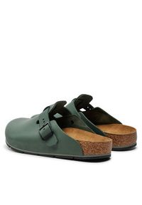 Birkenstock Klapki Boston Pro Le 1026081 Zielony. Kolor: zielony. Materiał: skóra