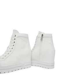 DKNY Sneakersy Clary K1603246 Biały. Kolor: biały. Materiał: skóra #5