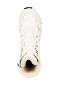 Geox śniegowce D FALENA B ABX B kolor biały D26HXB 085FU C1000. Nosek buta: okrągły. Zapięcie: sznurówki. Kolor: biały. Materiał: guma. Szerokość cholewki: normalna #4