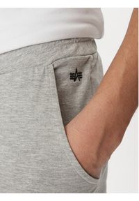 Alpha Industries Szorty sportowe 116366 Szary Regular Fit. Kolor: szary. Materiał: bawełna. Styl: sportowy #3