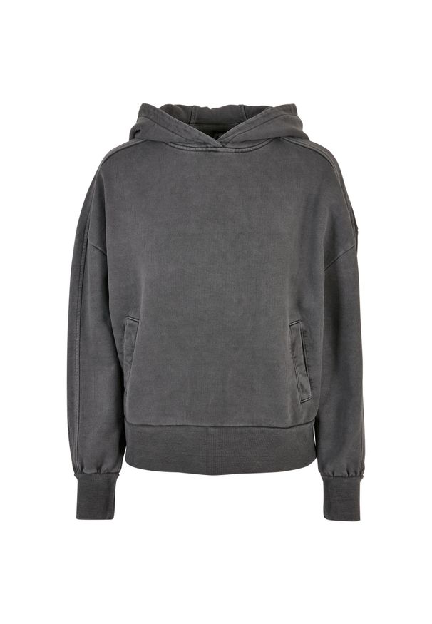 Damska bluza z kapturem Urban Classics Heavy Terry Garment Dye GT. Typ kołnierza: kaptur. Kolor: czarny