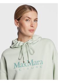 Max Mara Leisure Bluza Fild 23392101 Zielony Regular Fit. Kolor: zielony. Materiał: bawełna, syntetyk