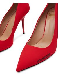 Love Moschino - LOVE MOSCHINO Szpilki JA10089G1MIM0500 Czerwony. Kolor: czerwony. Materiał: materiał. Obcas: na szpilce #2