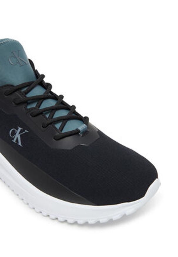 Calvin Klein Jeans Sneakersy Eva Runner Tech Ripstop YM0YM01203 Czarny. Kolor: czarny. Materiał: materiał