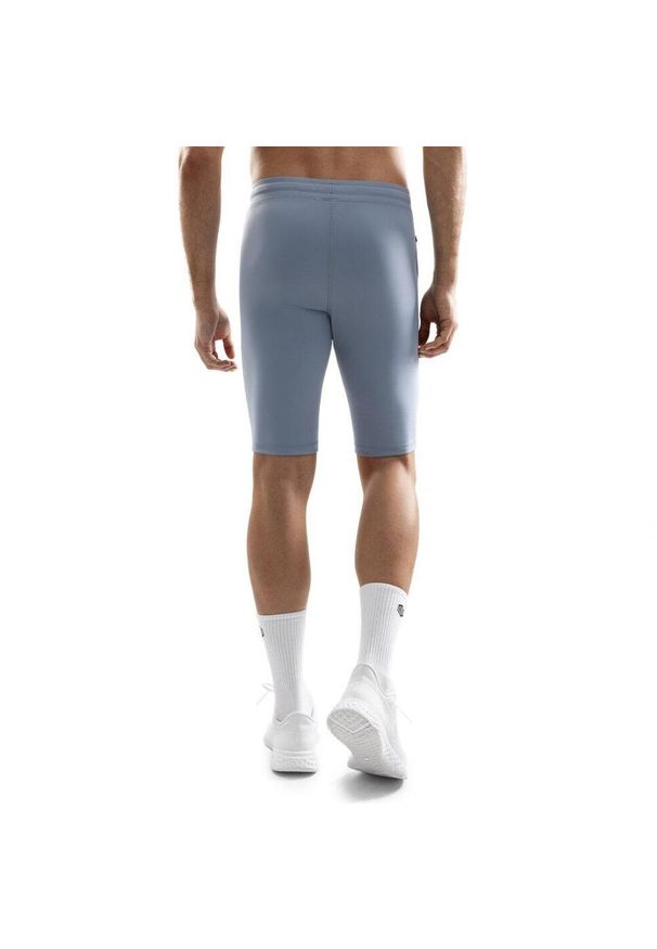 SIROKO - Męskie treningowe legginsy kolarki Fitness Siroko Auckland. Kolor: niebieski. Materiał: materiał. Długość: krótkie. Sezon: lato. Sport: fitness