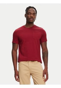 Robe di Kappa T-Shirt Dorel 64131EW Bordowy Regular Fit. Kolor: czerwony. Materiał: bawełna