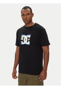 DC T-Shirt ADYZT05444 KVJ0 Czarny Regular Fit. Kolor: czarny. Materiał: bawełna