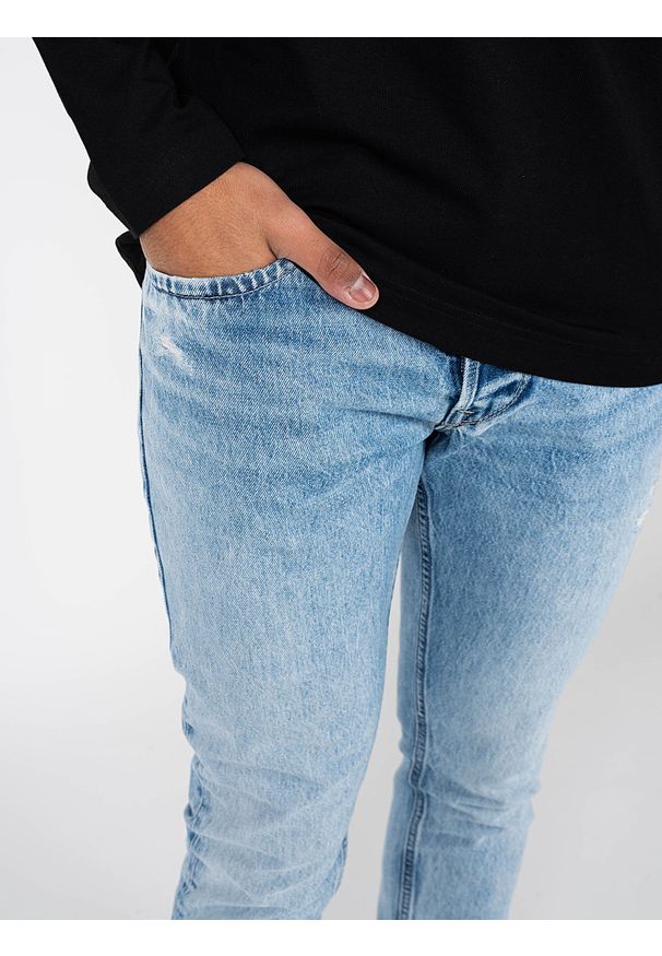 Pepe Jeans Jeansy "Callen Crop" | PM206317WR42 | Callen Crop | Mężczyzna | Niebieski. Okazja: na co dzień. Kolor: niebieski. Wzór: aplikacja. Styl: casual