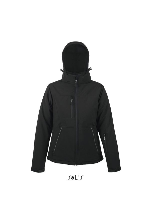 SOL'S - Kurtka damska Sol's Rock. Kolor: czarny. Sezon: zima