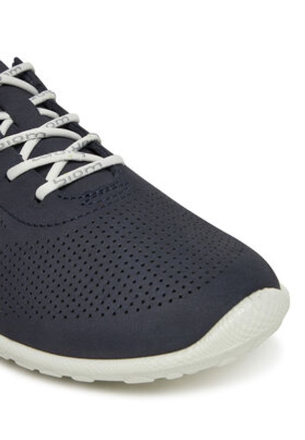 ecco - ECCO Półbuty Biom Lite 80240302038 Granatowy. Kolor: niebieski. Materiał: nubuk, skóra