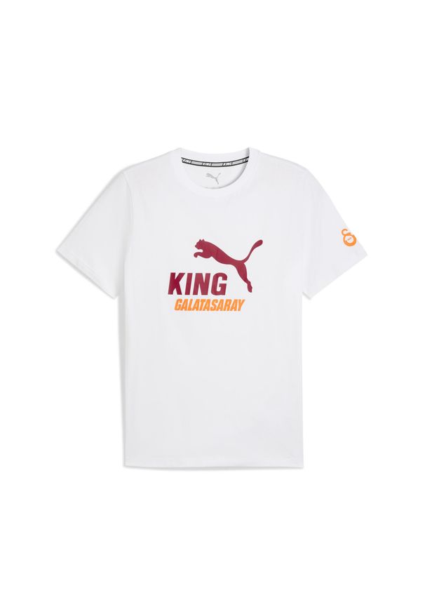 Puma - Męska koszulka Galatasaray SK KING z logo PUMA White. Kolor: biały. Sport: piłka nożna