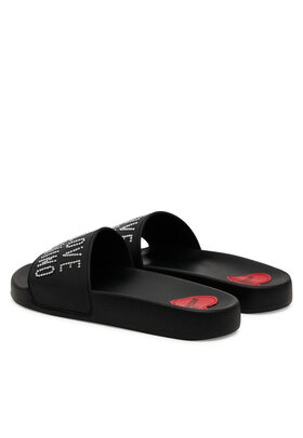 Love Moschino - LOVE MOSCHINO Klapki JA28122G1MI13000 Czarny. Kolor: czarny