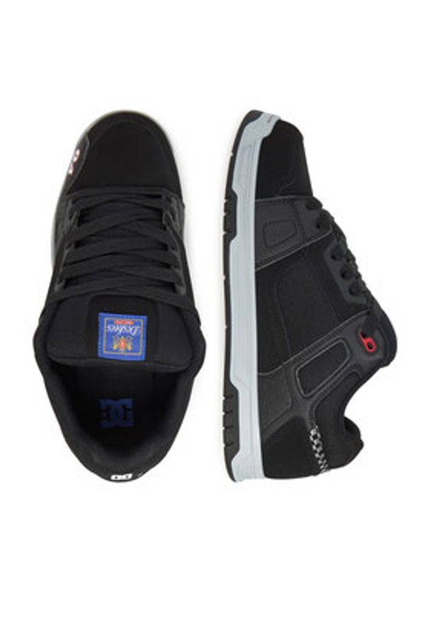 DC Shoes Sneakersy STAG DC01813063 Czarny. Kolor: czarny. Materiał: syntetyk, materiał