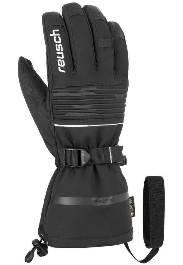 Rękawice narciarskie męskie Reusch Isidro z membraną Gore -Tex. Kolor: biały, czarny, wielokolorowy. Technologia: Gore-Tex. Sport: narciarstwo
