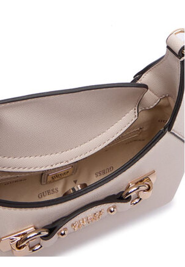 Guess Torebka Mimina Mini HWBG80 15720 Biały. Kolor: biały. Materiał: skórzane