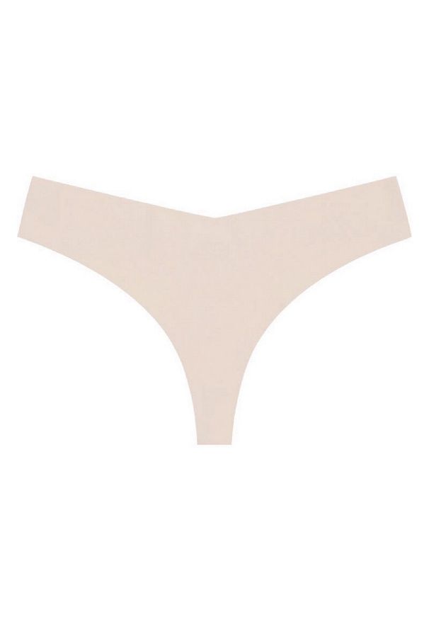 Intica - Stringi bezszwowe niewidoczne pod ubraniami Lala. Kolor: beżowy. Materiał: materiał, skóra
