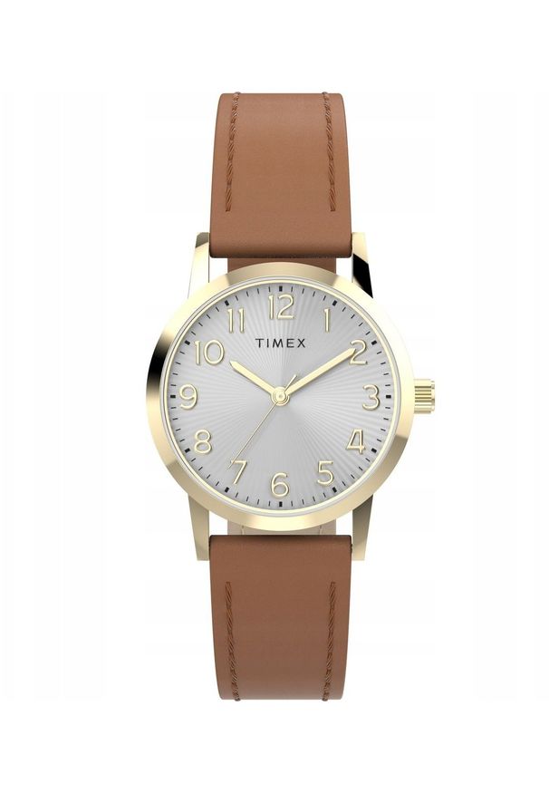 Zegarek Timex Zegarek damski Timex TW2Y72700 brązowy. Kolor: brązowy