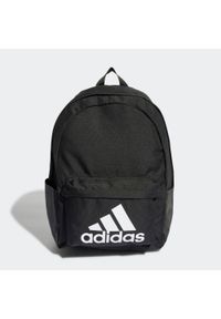 Plecak szkolny Adidas Classic Badge of Sport 3 Stripes. Kolor: biały, wielokolorowy, czarny. Wzór: aplikacja. Styl: sportowy #1