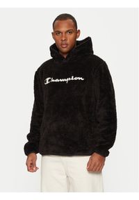 Champion Bluza 220445 Czarny Loose Fit. Kolor: czarny. Materiał: bawełna, syntetyk
