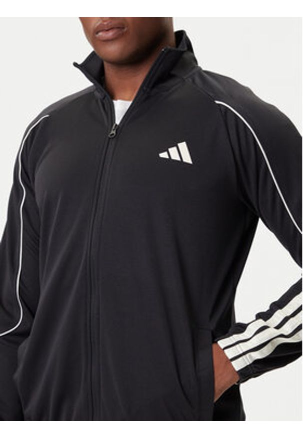 Adidas - adidas Dres 3-Stripes JN1817 Czarny Regular Fit. Kolor: czarny. Materiał: syntetyk