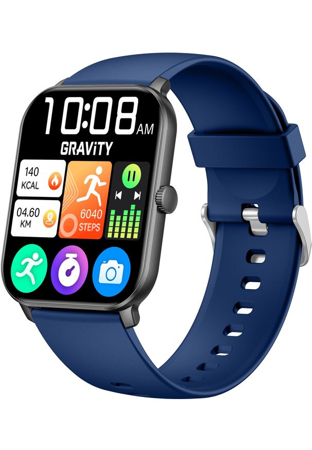Smartwatch Gravity SMARTWATCH damski Gravity GT36-6 BK/BU. Rodzaj zegarka: smartwatch