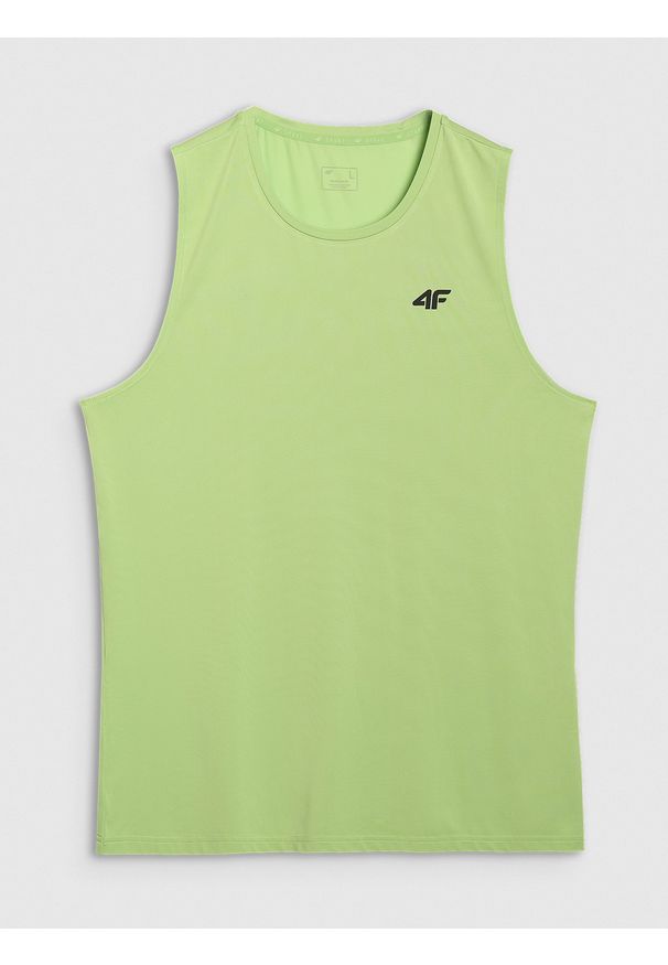 4f - 4F Tank top treningowy szybkoschnący męski - zielony L. Kolor: zielony