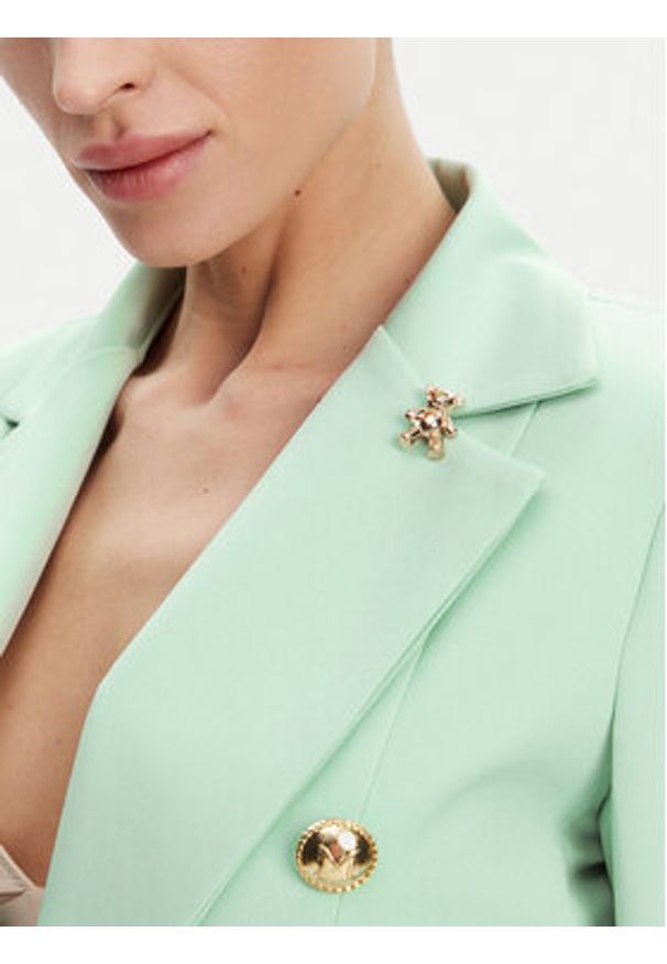 Maryley Marynarka 25EB139/43SP Zielony Regular Fit. Kolor: zielony. Materiał: syntetyk