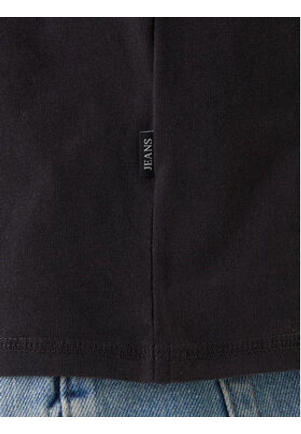 Guess Jeans Tank top M6GPB2 K8FQ4 Czarny Regular Fit. Kolor: czarny. Materiał: bawełna