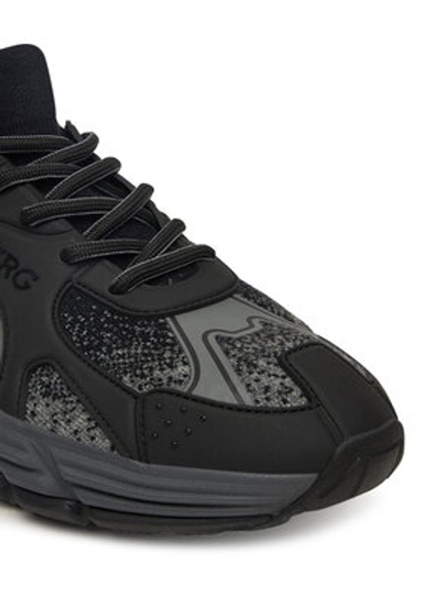 Iceberg Sneakersy IUSOCK Czarny. Kolor: czarny. Materiał: skóra