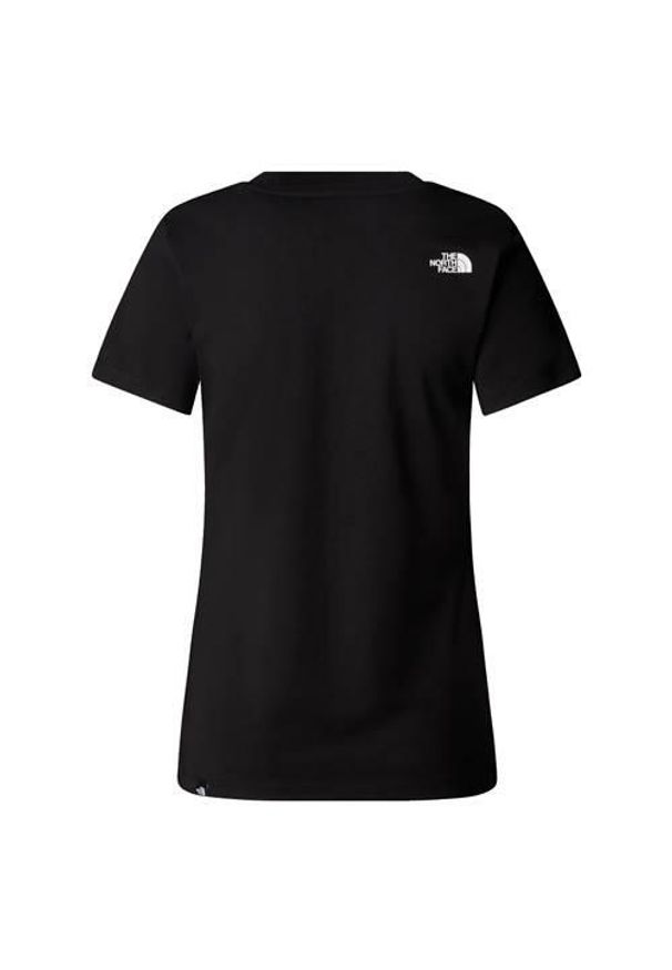 Koszulka sportowa damska The North Face Easy Tnf. Kolor: czarny. Długość rękawa: krótki rękaw. Długość: krótkie. Sport: turystyka piesza
