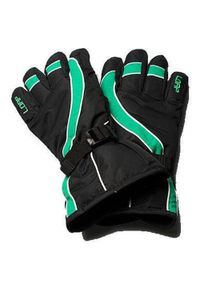 ZIKKO - Rękawiczki narciarskie Viola L dla kobiet: Ciepłe i wodoodporne. Kolor: wielokolorowy, niebieski, zielony, czarny. Materiał: poliester. Sezon: zima. Sport: narciarstwo #1