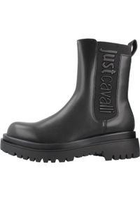 Just Cavalli - JUST CAVALLI FONDO BOURNE Czarny. Kolor: czarny. Materiał: syntetyk, tkanina. Styl: sportowy