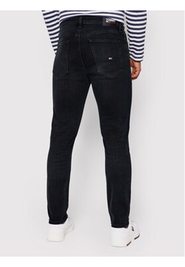 Tommy Jeans Jeansy Simon DM0DM09562 Czarny Skinny Fit. Kolor: czarny
