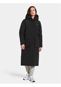 Didriksons Parka Leya 504846 Czarny Relaxed Fit. Kolor: czarny. Materiał: syntetyk #1