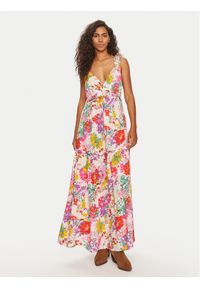 YAS Sukienka letnia Briella 26032884 Kolorowy Regular Fit. Materiał: wiskoza. Wzór: kolorowy. Sezon: lato #1